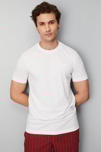 Buy Men Solid Lounge T-shirt Online at just Rs. 199.0