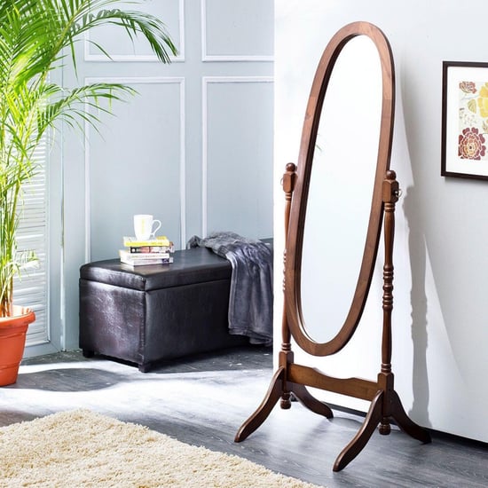 Cheval Standing Mirror - Brown