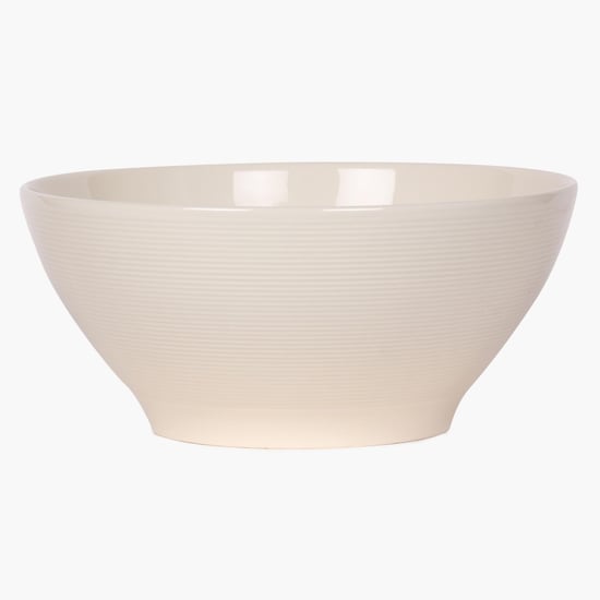Nice And Easy Solid Soup Bowl  - Bone China -  Salad Bowl 21 cm x 9.5 cm   - Microwave Compatible -  White