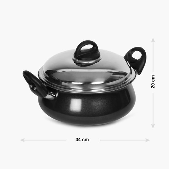 Club Class Non-Stick Handi Cooking Pot-23.5 CM