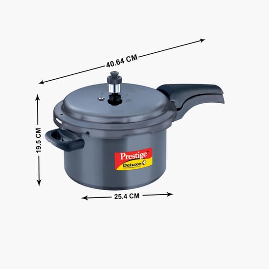 PRESTIGE Deluxe Plus Induction Base Pressure Cooker - 5 l