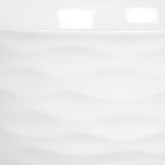 Brook Textured Serving Bowl  - Ceramic - Bowl - 4.2 inch - 11 cm x 6 cm   - Microwave Compatible -  White