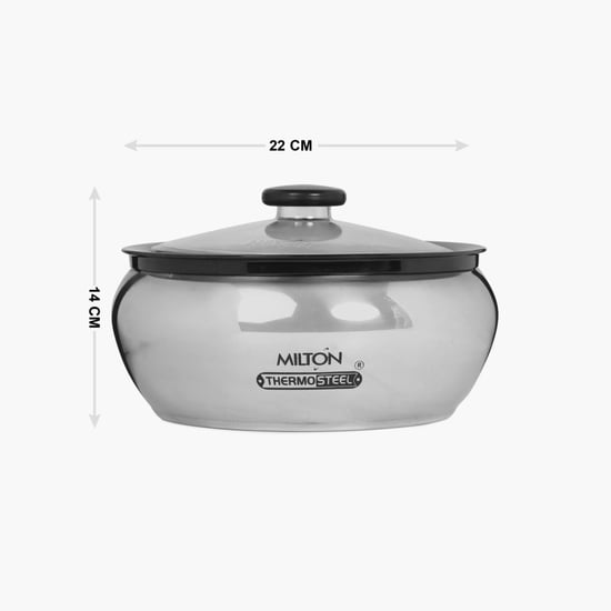 MILTON Stainless Steel Casserole