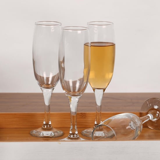 Abigail Champagne Flute Set- 4 Pcs.