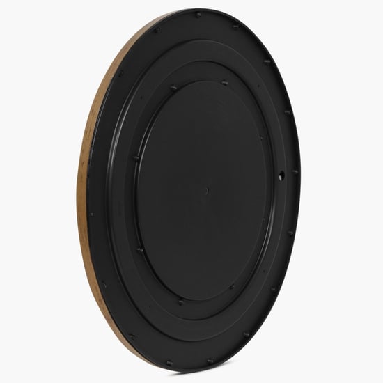 Decorative Round Glass wall Mirror - 59.3 cm L x 59.3 cm W x 2.8 cm H