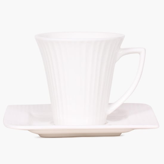 Marshmallow Ceramic Cup and Saucer - 190ml