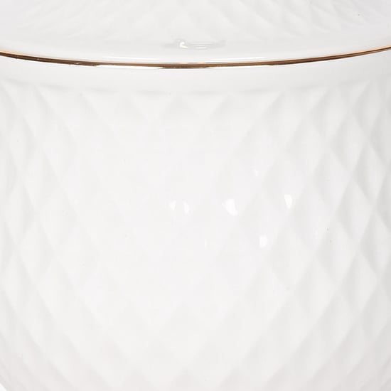 Marshmallow Ceramic Sugar Pot