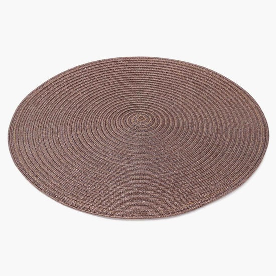 Cinder Rosea Round Placemat