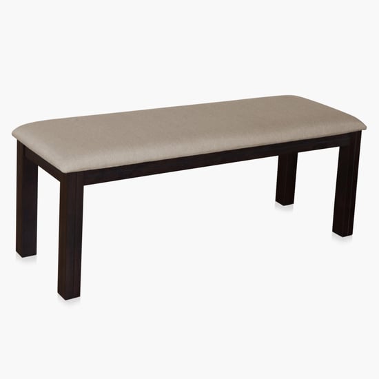 Montoya Rubber Wood Big Dining Bench - Brown