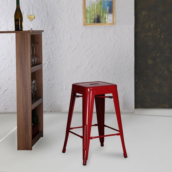 Austin Metal Stool - Red