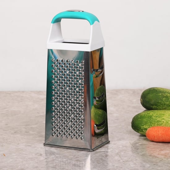Pelican Four Side Grater With Teal Handle