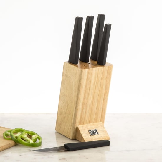 Raisin 6Pcs Stainless Steel Knife Block Set