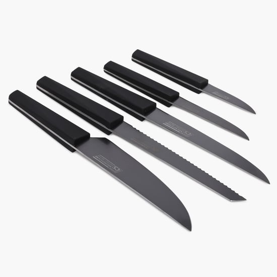 Raisin 6Pcs Stainless Steel Knife Block Set