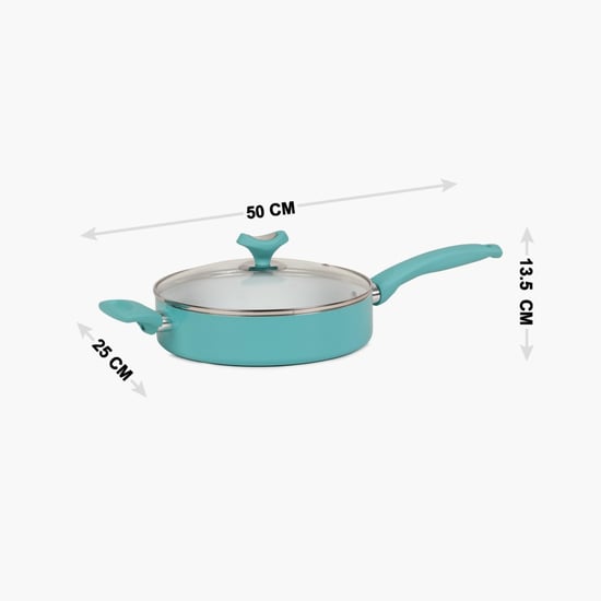 Briston Ceramic Coated Saucepan With Lid - 24 CM