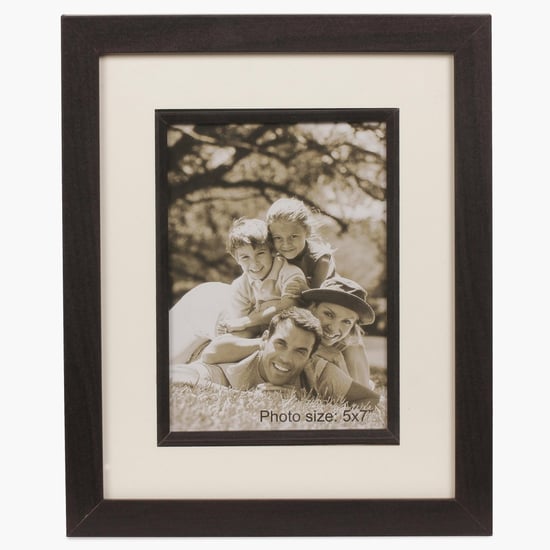 Photomontage-Photoframes - Single Frame MDF -  23 cm x 2.5 cm x 28 cm - Black