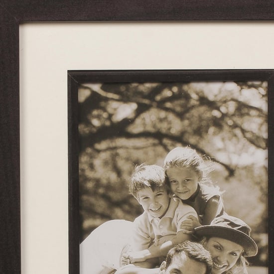 Photomontage-Photoframes - Single Frame MDF -  23 cm x 2.5 cm x 28 cm - Black