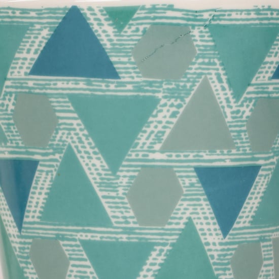 Ceramic Quartz Teal Mug- Set Of 3 Pcs.