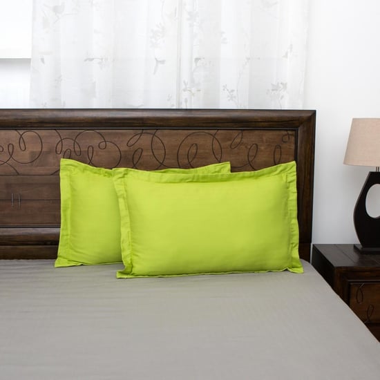 Marshmellow Solid Pillow Cover - Set Of 2 - 45 X 70 cm