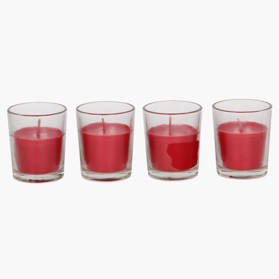 Redolance Shot Glass Votive Candle- Set Of 4 - 7 CM