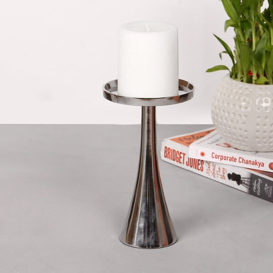 Splendid Curved Pillar Candle Holder