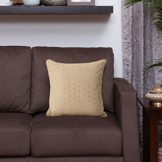 Marshmallow Nude Sequin Cushion Cover