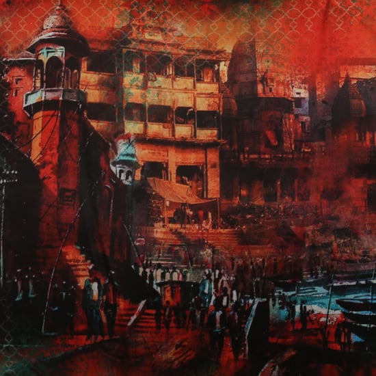 Aurora Splash Of Hues Filled Cushion - 45 X 45 CM