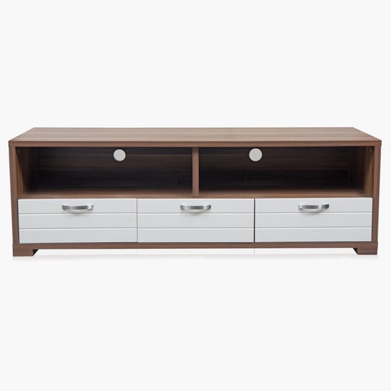 Akron Crystal TV Unit - Brown