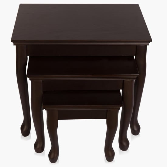 Andaman-Alem Nest of Tables- 3 Pcs - Brown