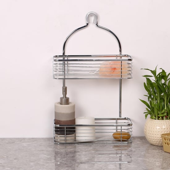 Burlington Two Tier Self Hanging Shower Caddy