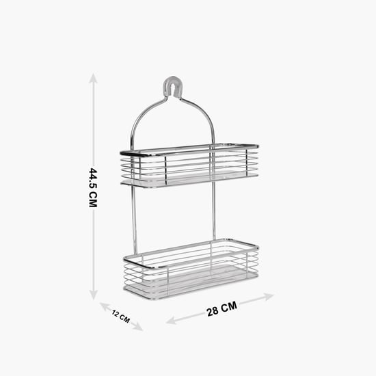 Burlington Two Tier Self Hanging Shower Caddy