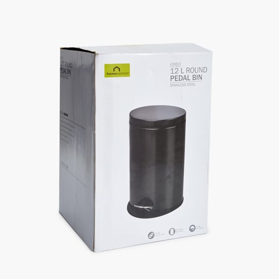 Loxley Solid Pedal Dustbin - 12L