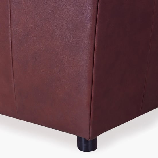 Napster Full Leather Sofa-2 Seater Maroon