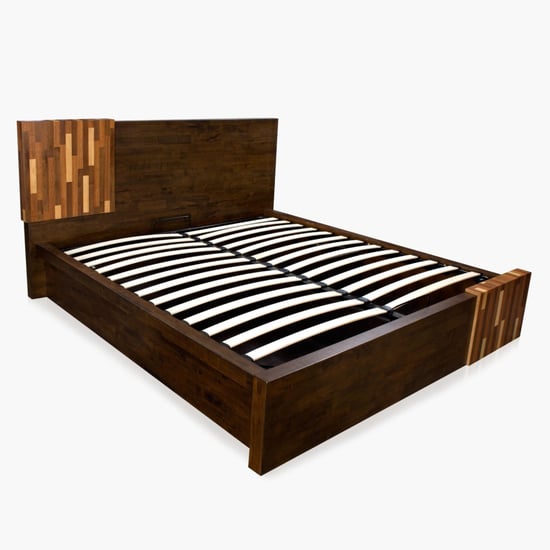 Budapest Queen Bed with Hydraulic Storage