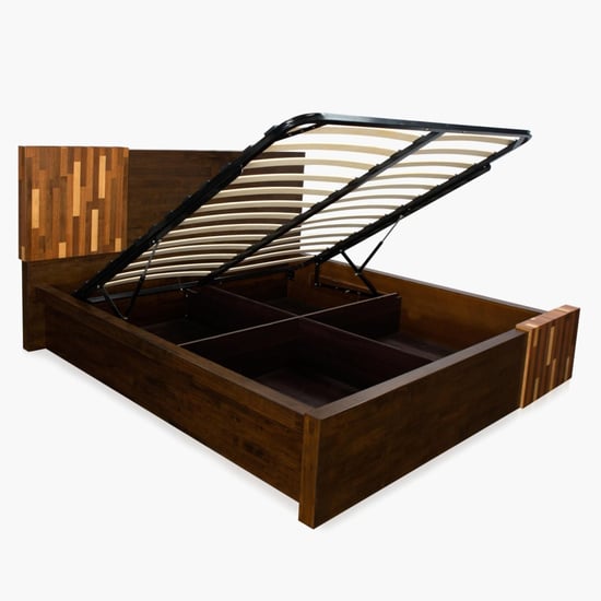 Budapest Queen Bed with Hydraulic Storage