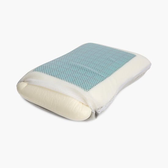 Slumber Textured Memory foam   Pillow Insert  : 55 cm x 35 cm x 12 cm White