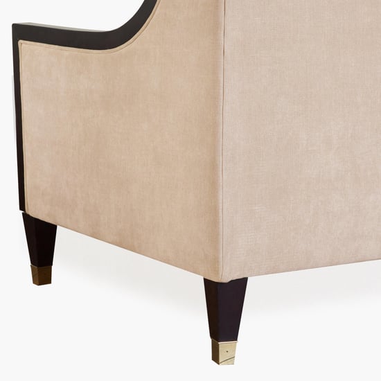 Elvis Fabric 3-Seater Sofa - Beige