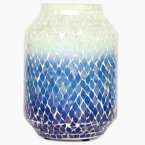 Buy Galaxy Mosaic Round Flower Vase from Home Centre at just INR 999.0
