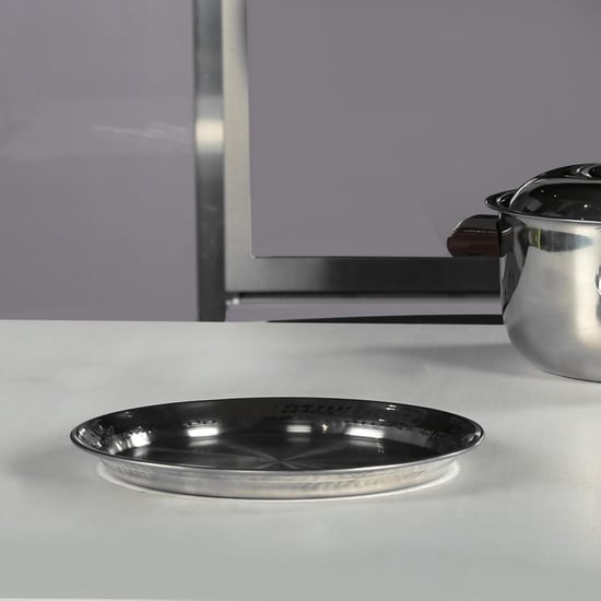 Blaze Stainless Steel Hammered Side Plate - 20.7cm