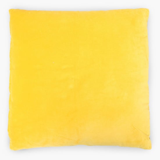 Matrix Marigold Sequin Embellished Filled Cushion - 65 x 65 CM