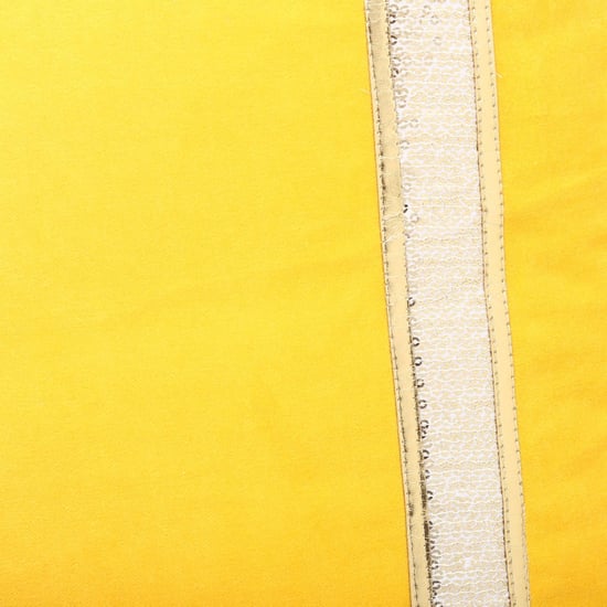 Matrix Marigold Sequin Embellished Filled Cushion - 65 x 65 CM