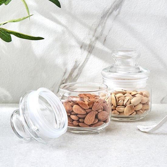 OCEAN Set of 2 Glass Pop Jars - 325ml