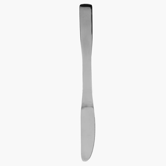 Glister Solid Knives - Stainless Steel -  Dinner Knife - 22 cm x 2.2 cm - Silver