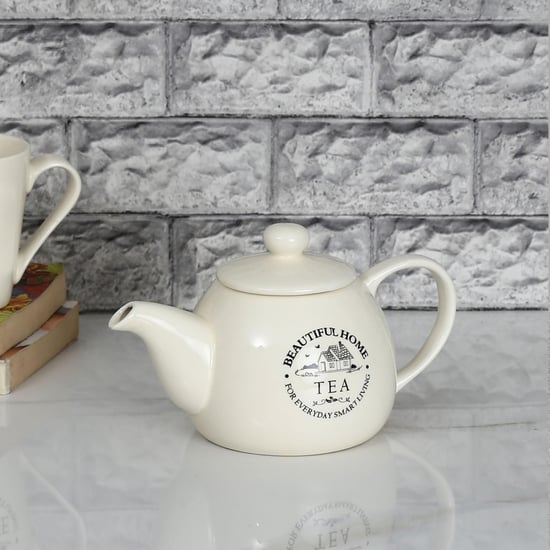 Mendo Beautiful Home Ceramic Tea Pot - 670ml