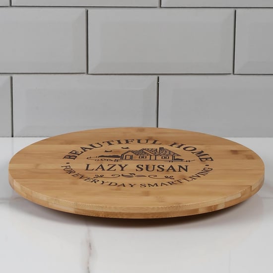 Beautiful home Lazy Susan Bamboo Tray