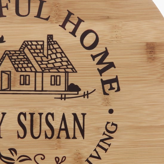 Beautiful home Lazy Susan Bamboo Tray