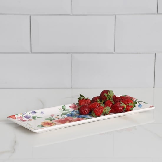 Alora Ironstone Rectangular Platter - 35x13.5cm