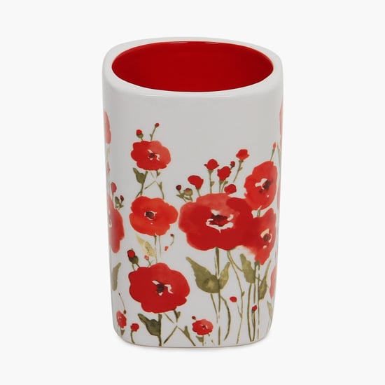 Hudson Poppy Ceramic Toilet Brush Holder