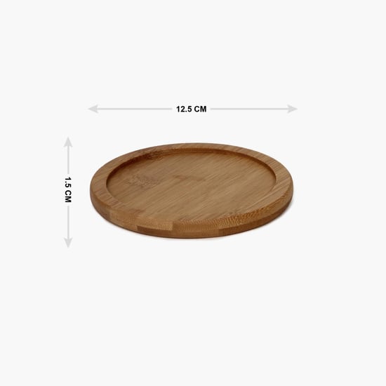 Porcelain Utensil Set With Bamboo Tray