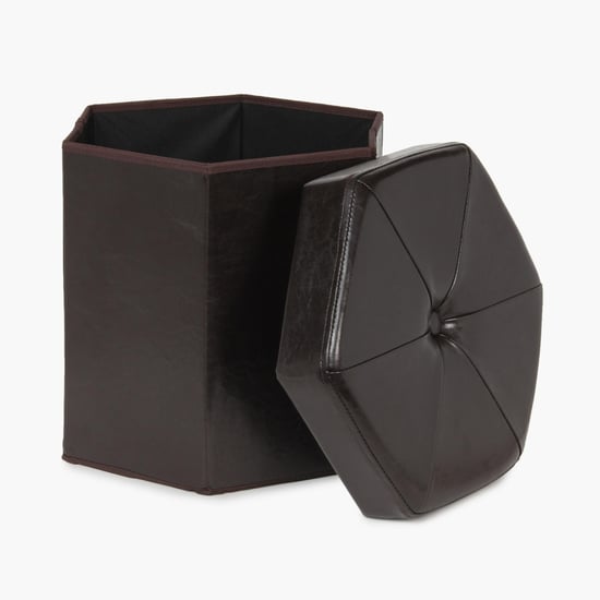 Sit And Store Hexagonal Ottoman