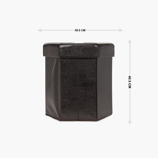 Sit And Store Hexagonal Ottoman